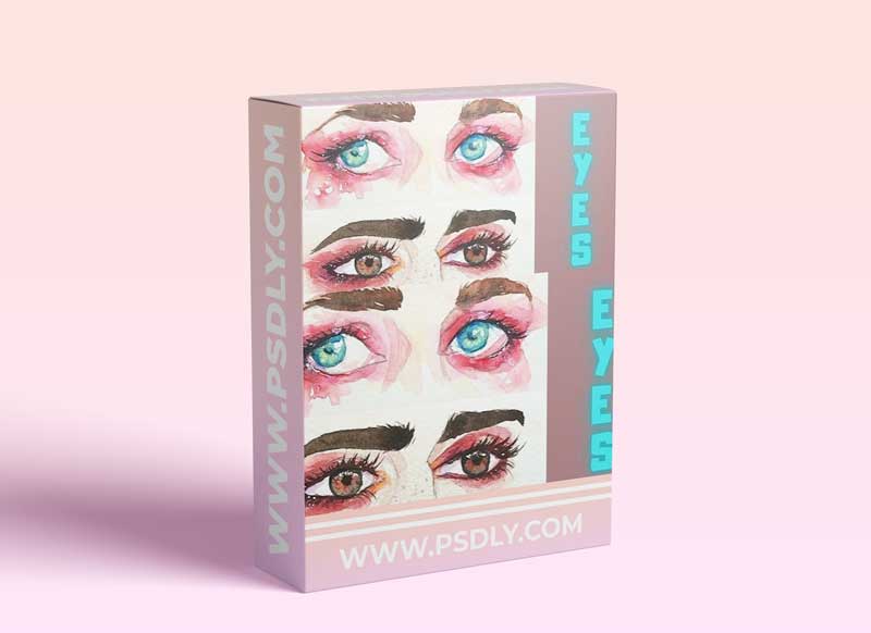 Learn to Sketch & Paint Colorful Dramatic Eyes in Watercolor