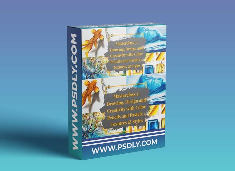Masterclass 3: Drawing, Design and Creativity with Color Pencil and Pastels - Textures & Styles