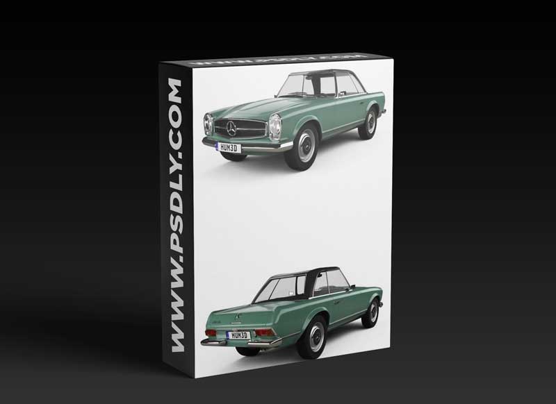 Mercedes-Benz SL-class (W113) 1963 3D model