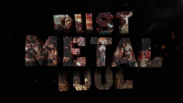 Videohive Metal Rust Toolkit Title & Logo Intro Maker 28333680