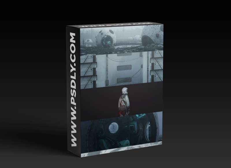 No Signal Wasteland & cosmonaut 3D Models