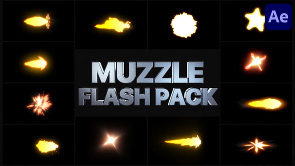 Videohive Muzzle Flash Pack 03 After Effects 31835571