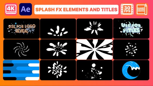 Videohive Splash FX Pack After Effects 31621611