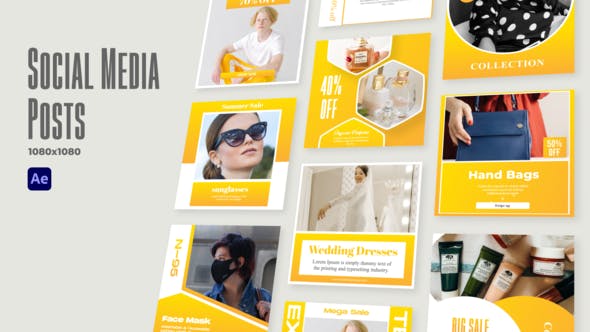 Videohive Social Media Posts v2 31461252