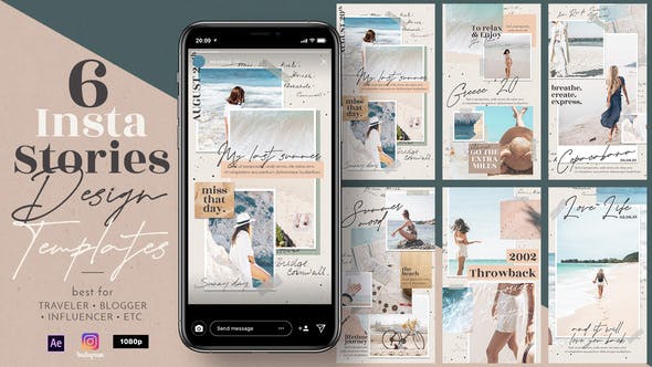 Videohive Travel Blog Instagram Stories 31434722