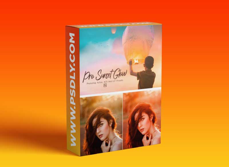 Pro Sunset Glow Photoshop Actions 9203812