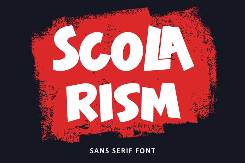 Scolarism - Sans Serif Font