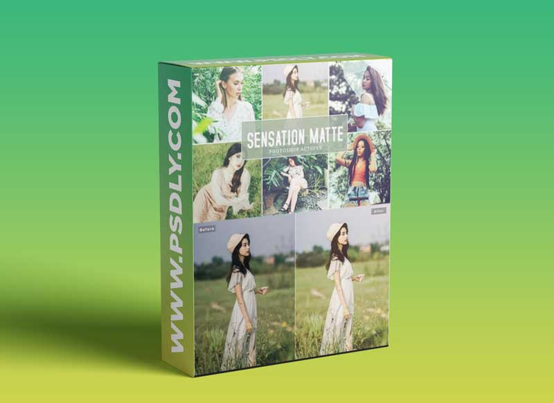 Sensation Matte Photoshop Actions