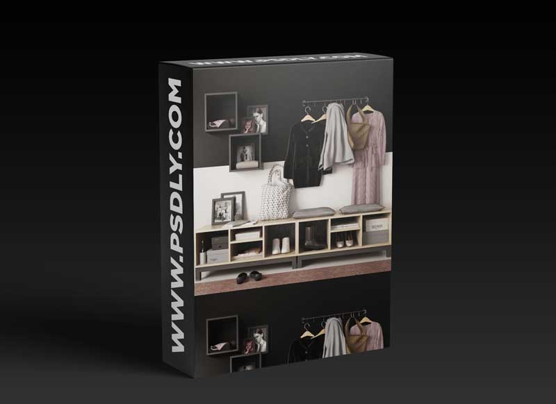 Set clothes I Hallway 3D model