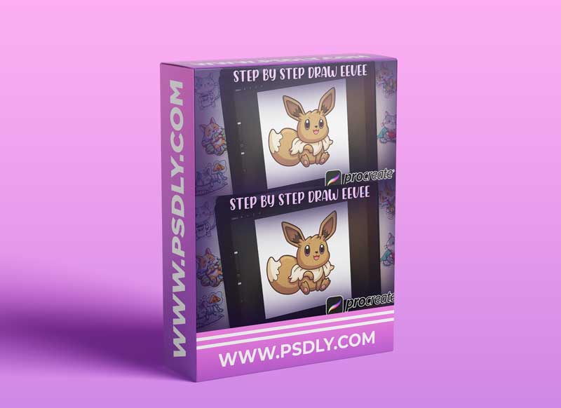 Step by Step How to Draw Eevee in Procreate!