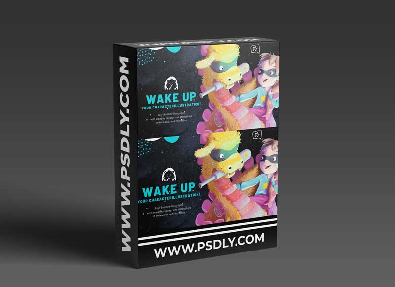 Wake up your characterillustration