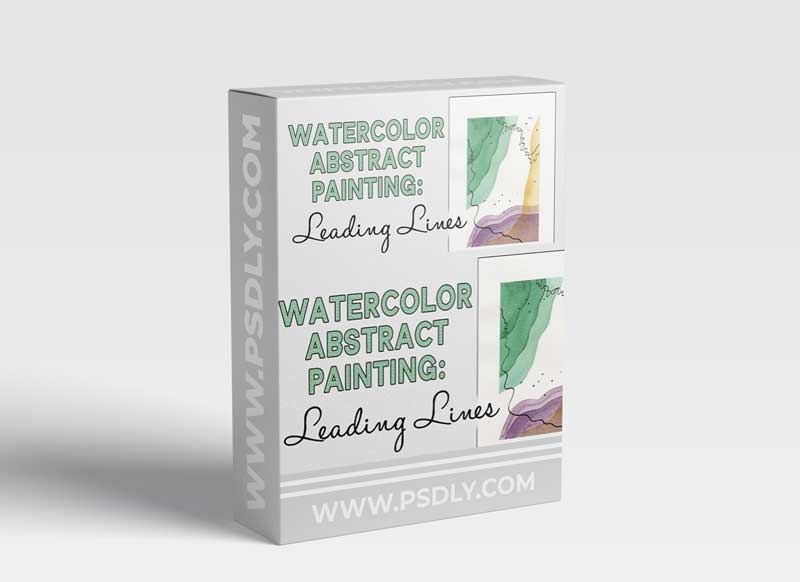 Watercolor Abstract Painting: Leading Lines