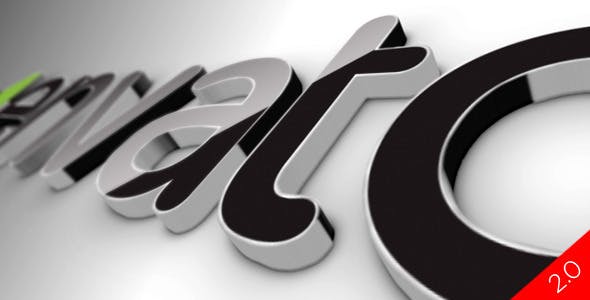 Videohive Black Classic 3D Logo V2 519447
