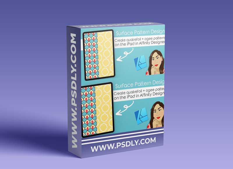 Surface Pattern Design: Learn to Design Quatrefoil + Ogee Patterns in Affinity Designer on the iPad