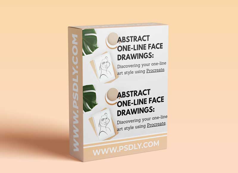 Abstract One-line face drawings: Discovering your one line art style using Procreate.
