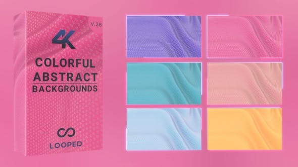 Videohive Abstract Ornamental Background In Pastel Colors 30305256