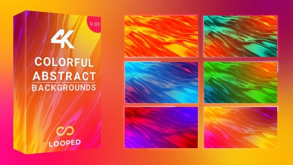 Videohive Cromatic Colorful Background Pack 30740723