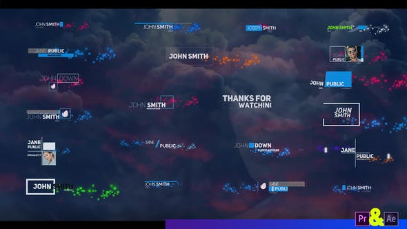 Videohive Creative Lower Third With Particles 31649750