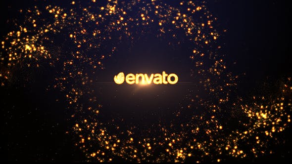 Videohive Gold Spiral Logo Reveal 15235527
