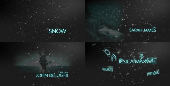 Videohive Snow Blockbuster Titles 9329501