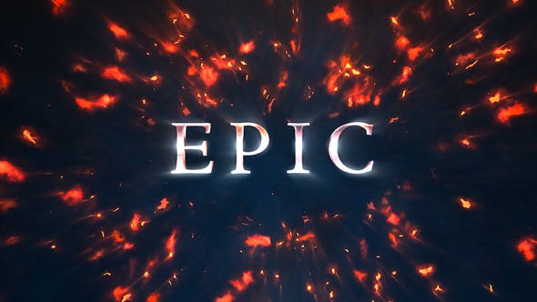 Videohive Epic Titles Explosion 4K 18040487