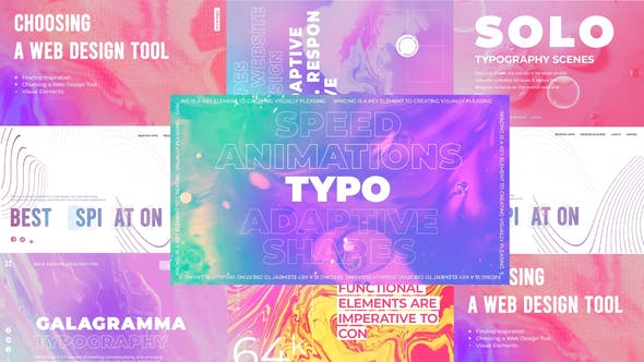 Videohive Galagramma typography pack 31545495