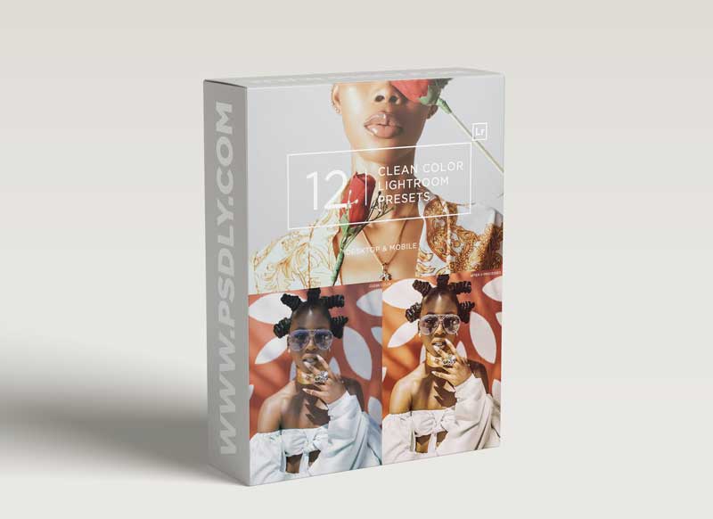 12 Clean Color Lightroom Presets + Mobile