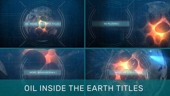 Videohive Oil Inside The Earth Titles 31991317