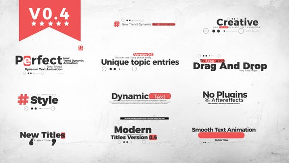 VideoHive Text Titles V4 22837154