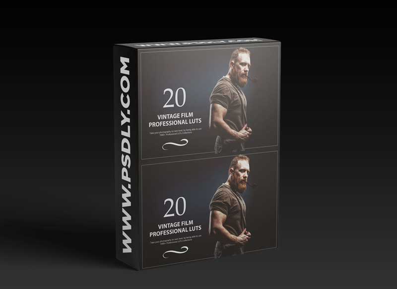 20 Vintage Film LUTs Pack