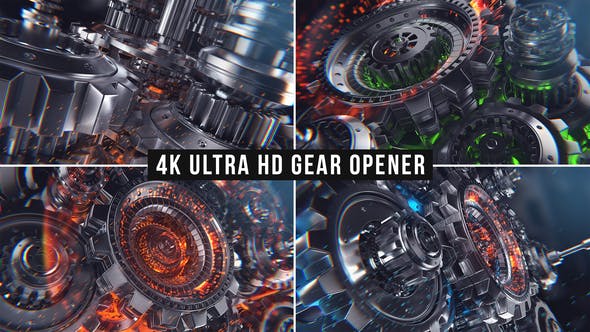 Videohive Gear Opener 31833907