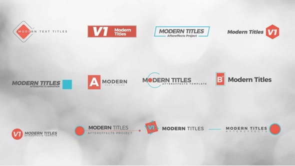 VideoHive Modern Titles 21033384