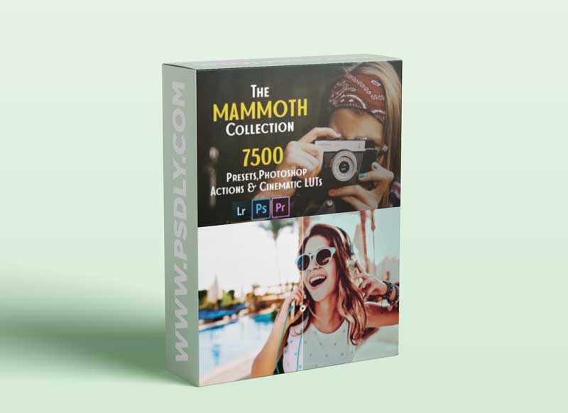 7500 Presets Photoshop Actions and Cinematic LUTs