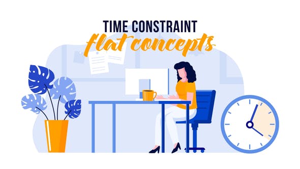 Videohive Time constraint - Flat Concept 31441216