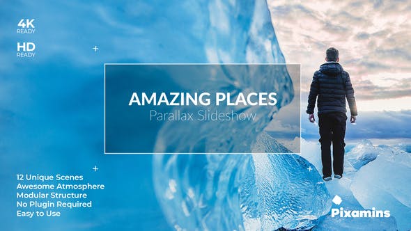 Videohive Amazing Places Parallax SlideShow 21634487