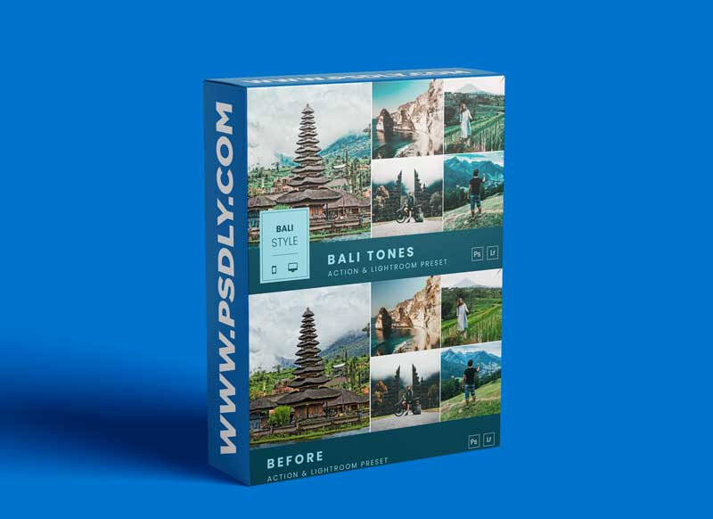 Bali Tones Action & Lightroom Preset