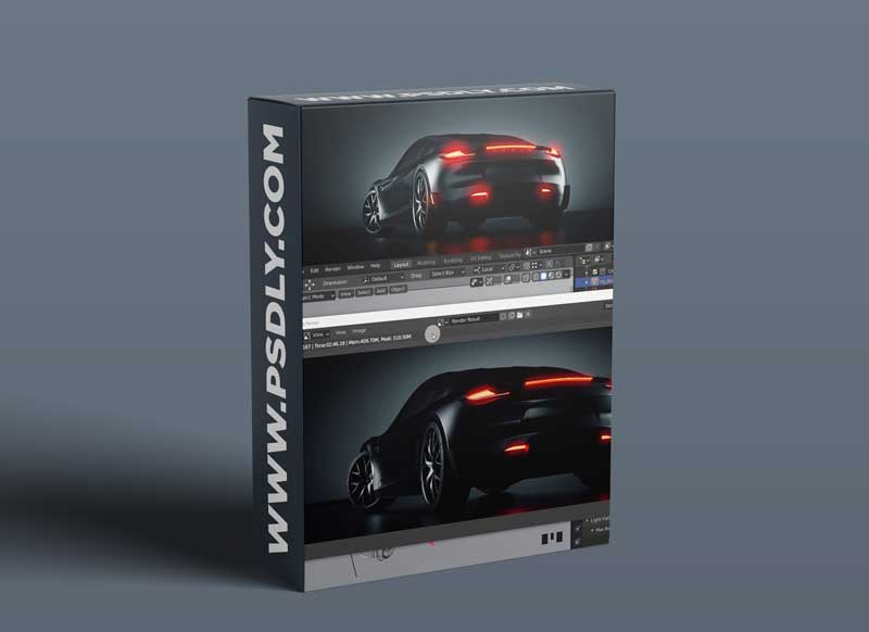 Blender Car Series Vol 3: Cinematic Studio Lighting