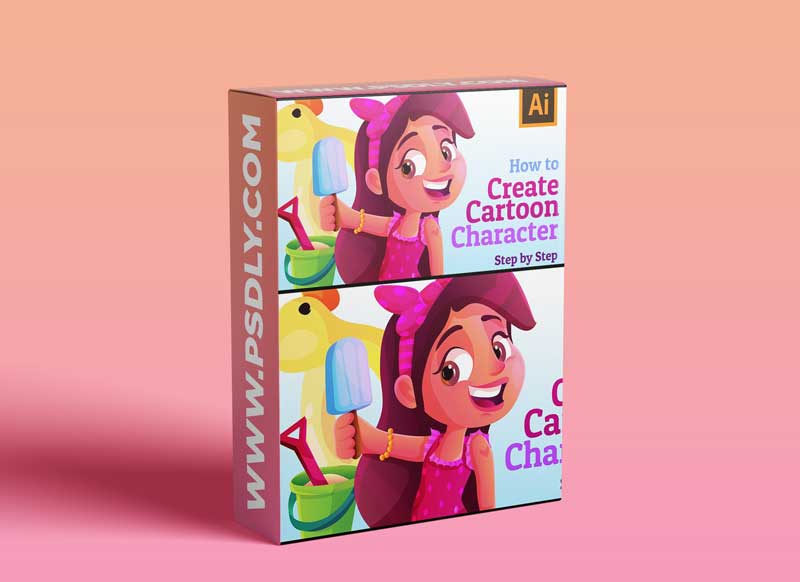 Create Cartoon Character With Adobe Illustrator - Step by Step!
