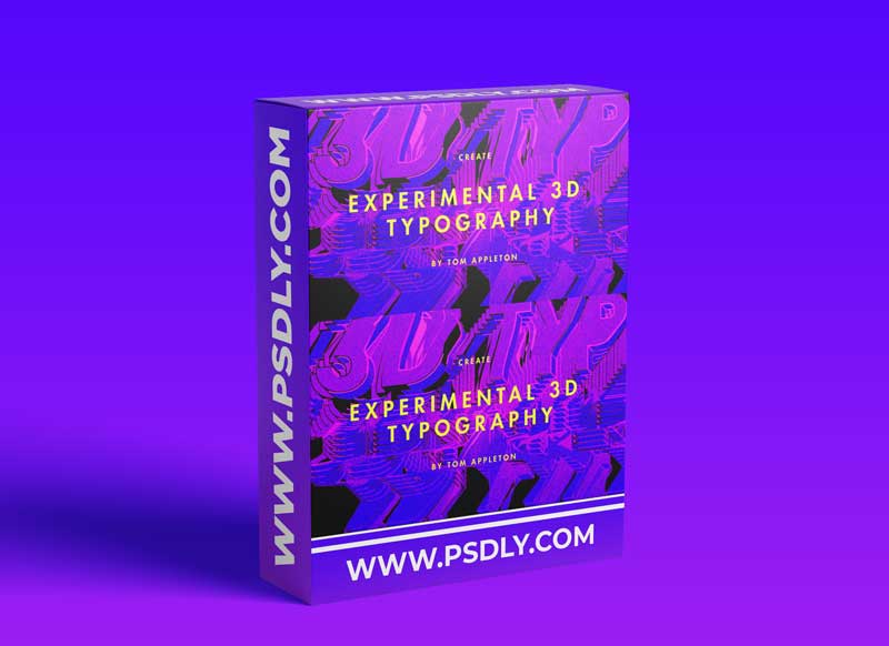 Create experimental 3D typography in Adobe Illustrator and Photoshop with Tom Appleton