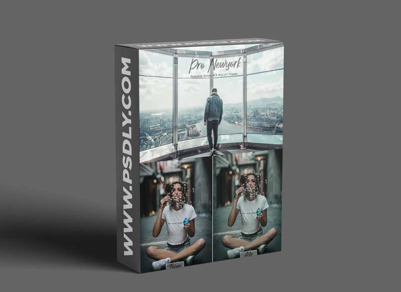 CreativeMarket - 20 Photoshop Actions LUT New York 6170839