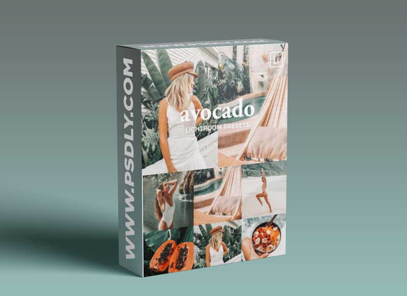 CreativeMarket - 4 Lightroom Presets AVOCADO 4887234