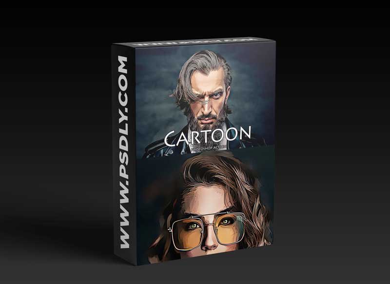 CreativeMarket - Cartoon Photoshop Action 5717853