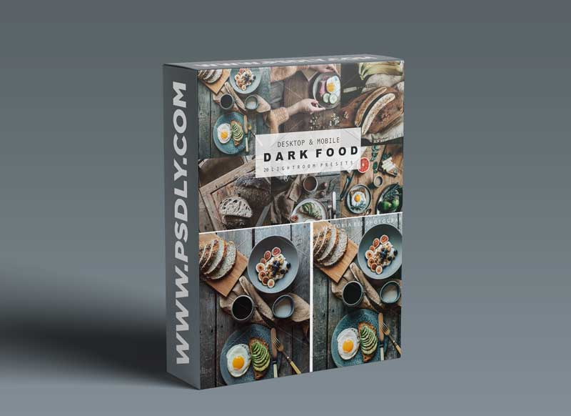 CreativeMarket - DARK FOOD LIGHTROOM PRESETS 6103752