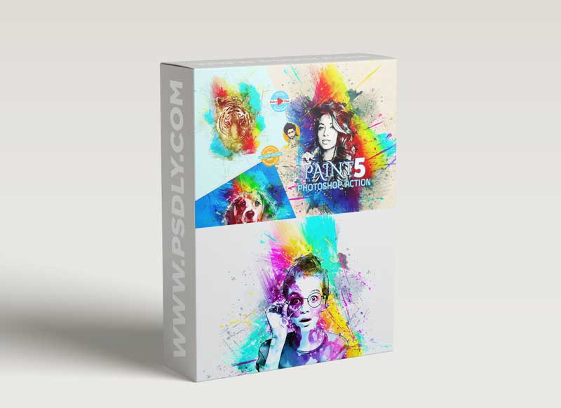 CreativeMarket - Paint Photoshop Action 6102268