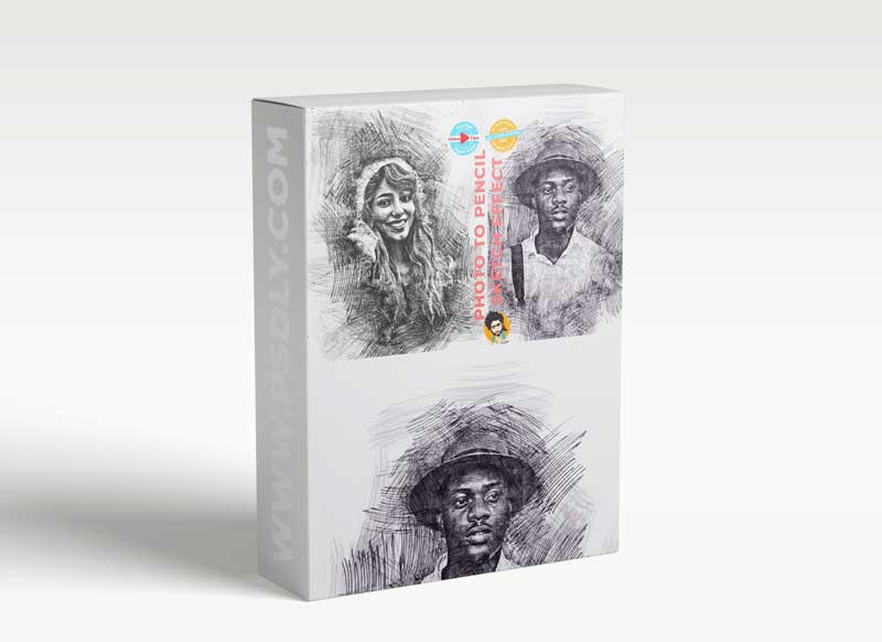 CreativeMarket - Photo to Pencil Sketch Effect 6117774