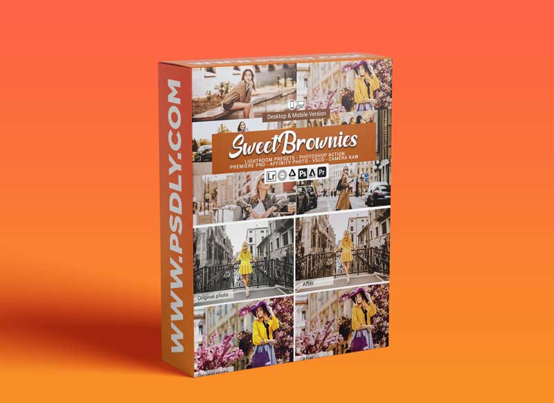 CreativeMarket - Sweet Brownies Lightroom Presets 5157478