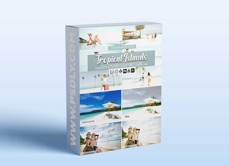 CreativeMarket - Tropical Islands Lightroom Presets 5157498