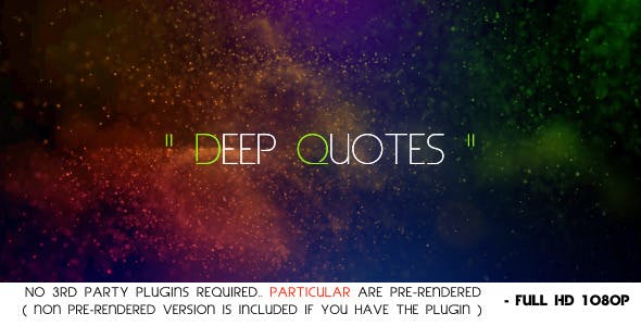 Videohive Deep Quotes 4374059