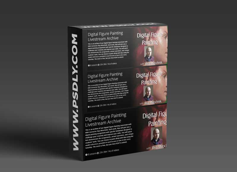 Digital Figure Painting – Iliya Mirochnik (Week 1 – 8)