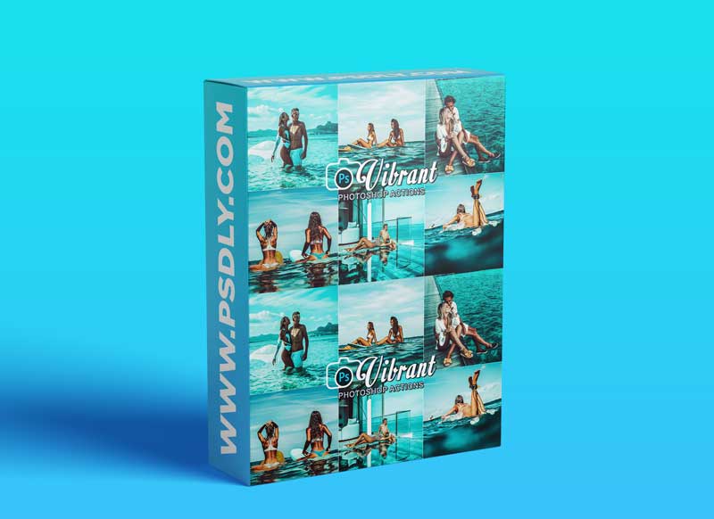 Gopro vibrant Photoshop Actions